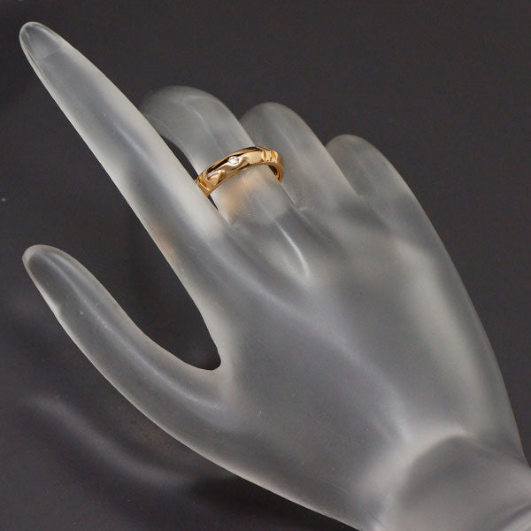 ティファニー K18PG ダイヤモンド リング 0.10ct アトラスクロス クローズド ナロー
