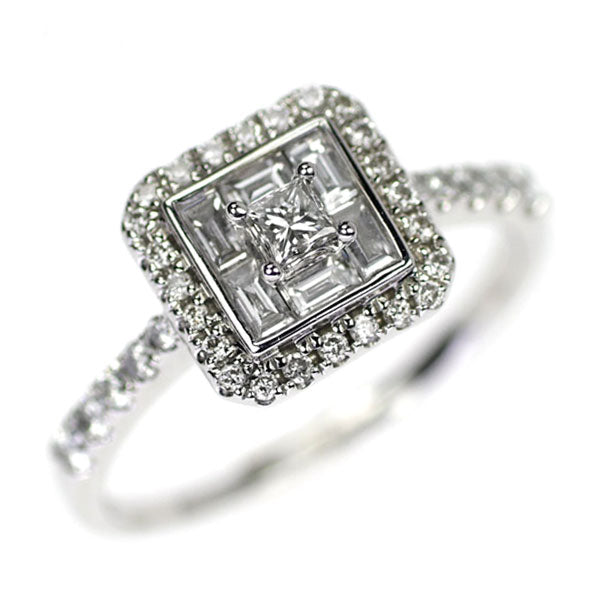 michael hill /マイケル ヒル K18WG ダイヤモンド リング 0.50ct