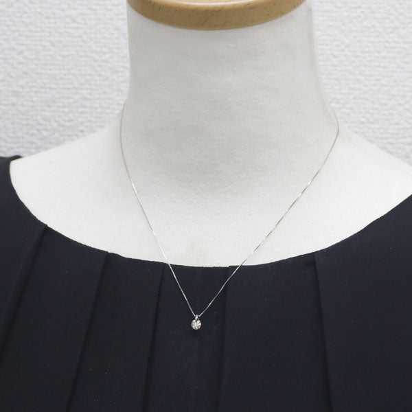 Pt900/ Pt850 ダイヤモンド ネックレス 0.30ct