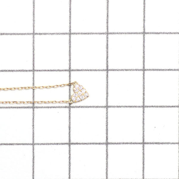 ヴィヴィアンクチュール/アーカー  K18YG ダイヤモンド ペンダントネックレス 0.05ct ハート