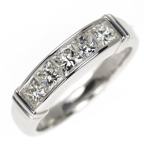 Pt900 プリンセスカット ダイヤモンド リング 1.00ct