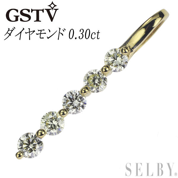 GSTV K18YG ダイヤモンド ペンダントトップ 0.30ct – セルビー