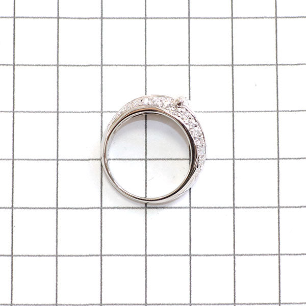 Pt900 マーキスローズカットダイヤモンド リング 1.103ct H SI1 D1.40ct