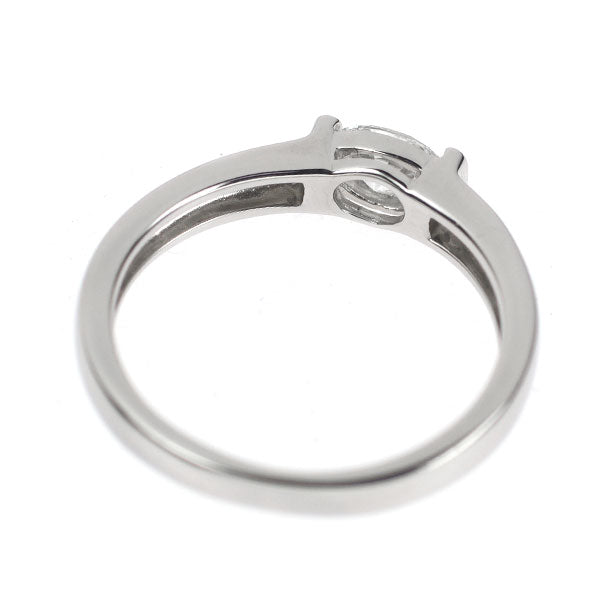 Pt999 オーバル ダイヤモンド リング 0.31ct D SI2