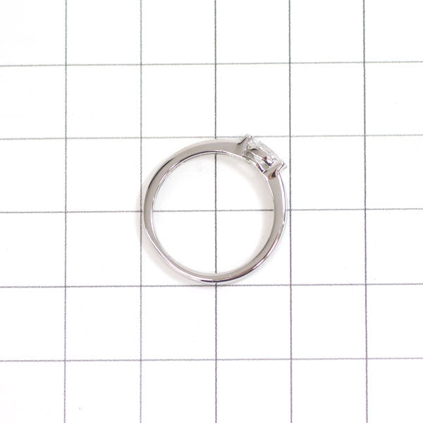 Pt999 オーバル ダイヤモンド リング 0.31ct D SI2