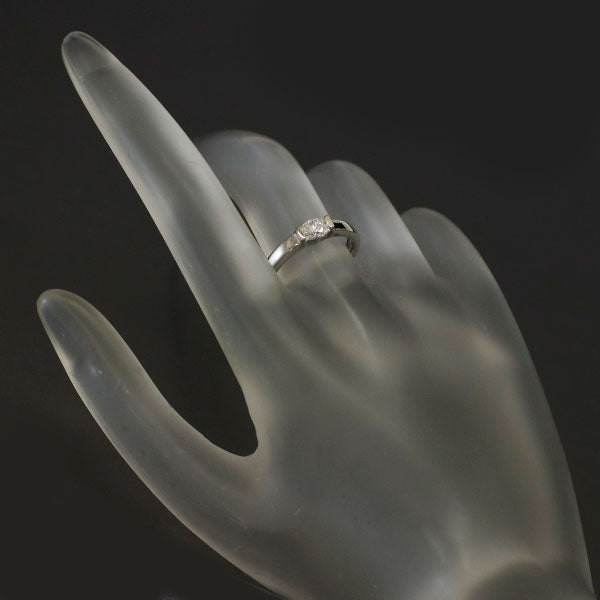 Pt999 オーバル ダイヤモンド リング 0.31ct D SI2