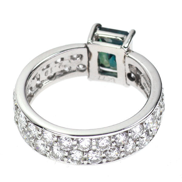 希少 Pt900 アレキサンドライト ダイヤモンド リング 1.277ct D2.19ct フルパヴェ
