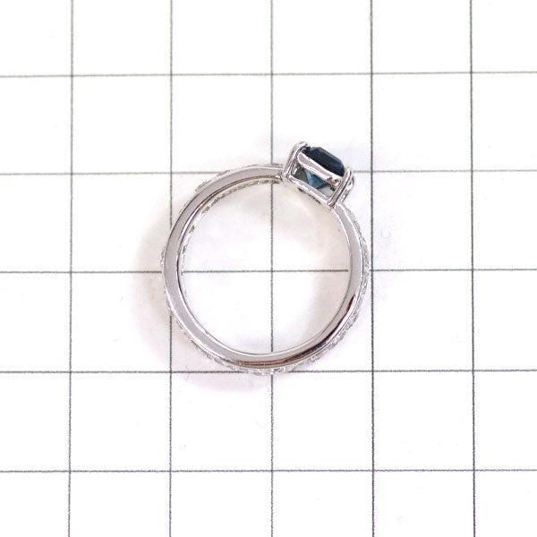 希少 Pt900 アレキサンドライト ダイヤモンド リング 1.277ct D2.19ct フルパヴェ