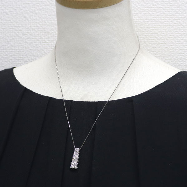 カナディアンダイヤ Pt950/ Pt850 ダイヤモンド ペンダントネックレス 2.00ct