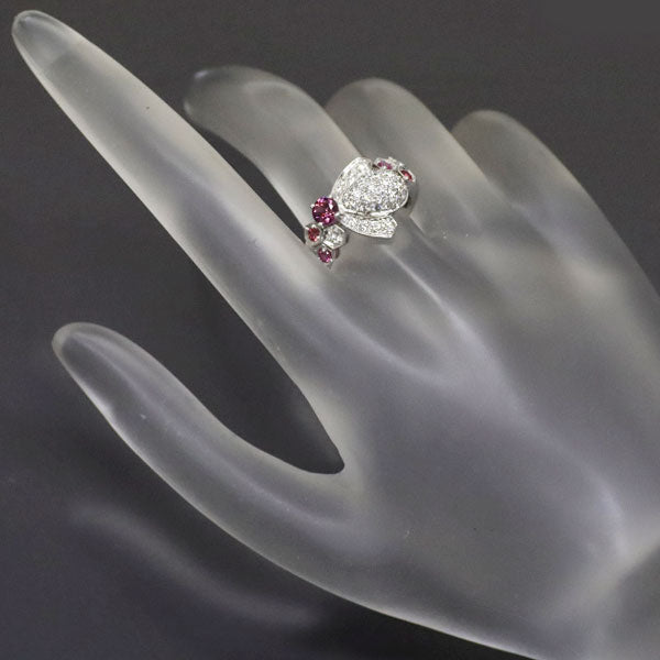 Chaumet K18WG Pink Sapphire Diamond Ring Be My Love #11.0 《Selby Ginza Store》 [S, polished to like new] [Used] Regular price ¥720,000 ⇒ Christmas Sale price ¥600,000