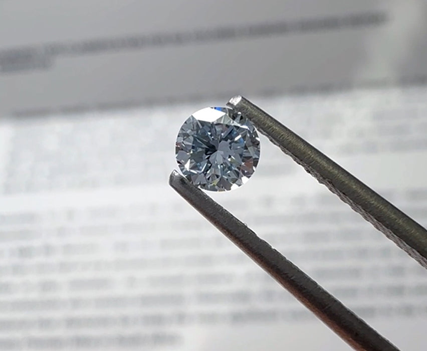 新品 GIA鑑定書+タイプ2b証明書付 天然ストレートブルーダイヤモンド ルース 0.28ct FB VS1