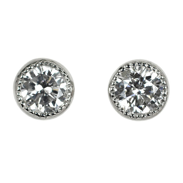 新品 Pt900/ Pt950 ダイヤモンド ピアス 0.678ct G/H I1 G
