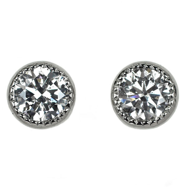 新品 Pt900/ Pt950 ダイヤモンド ピアス 0.687ct E/F I1 VG