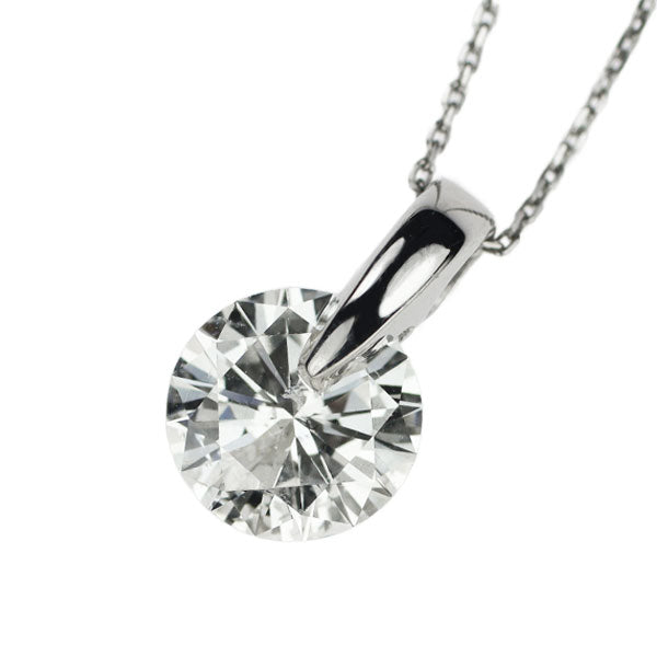 新品 Pt950/ Pt850 ダイヤモンド ペンダントネックレス 1.061ct I I1 G