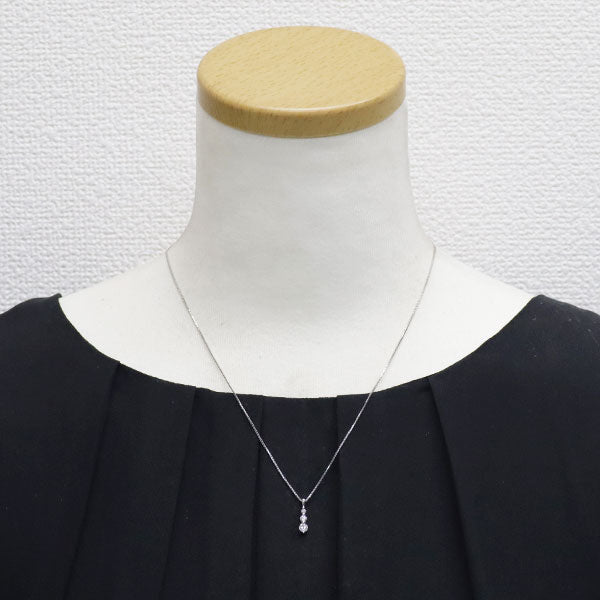 トリロジー Pt ダイヤモンド ペンダントネックレス 0.30ct