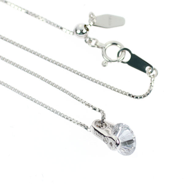 Pt900/ K18WG ダイヤモンド ペンダントネックレス 1.025ct