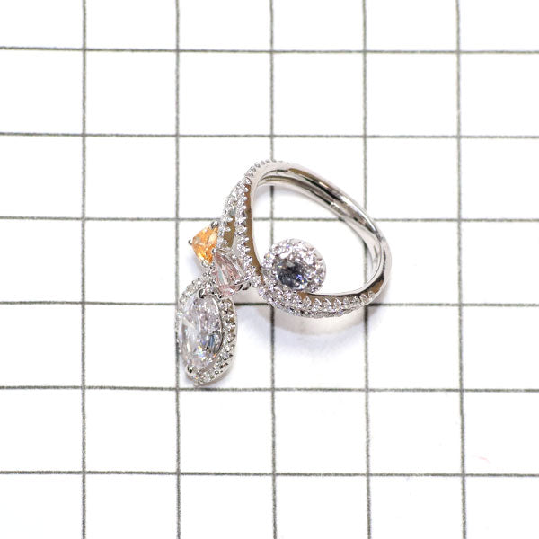 K18WG 天然ピンク/ヴァイオレットグレイ/イエロー/カラーレスダイヤモンド リング 1.049ct VLPP SI2 FD0.575ct FIOY/FOP/FVG SI2
