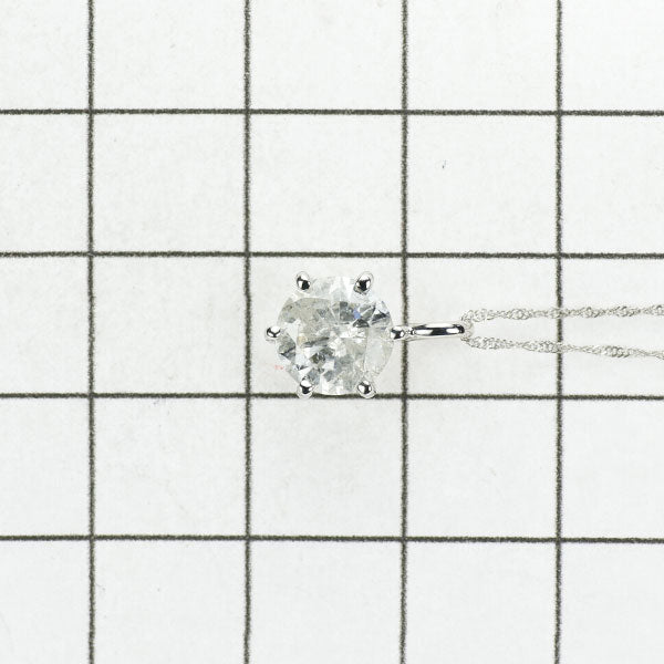 Pt900/ Pt850 ダイヤモンド ペンダントネックレス 1.517ct H I1 VG