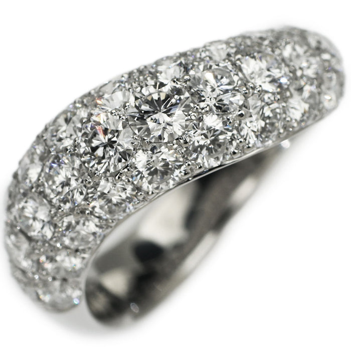 チャー/Char Pt950 ダイヤモンド パヴェ リング D3.05ct
