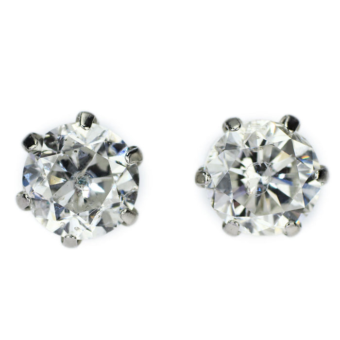 新品 Pt900 ダイヤモンド ピアス 2.019ct H I1 Fair/Poor — セルビー