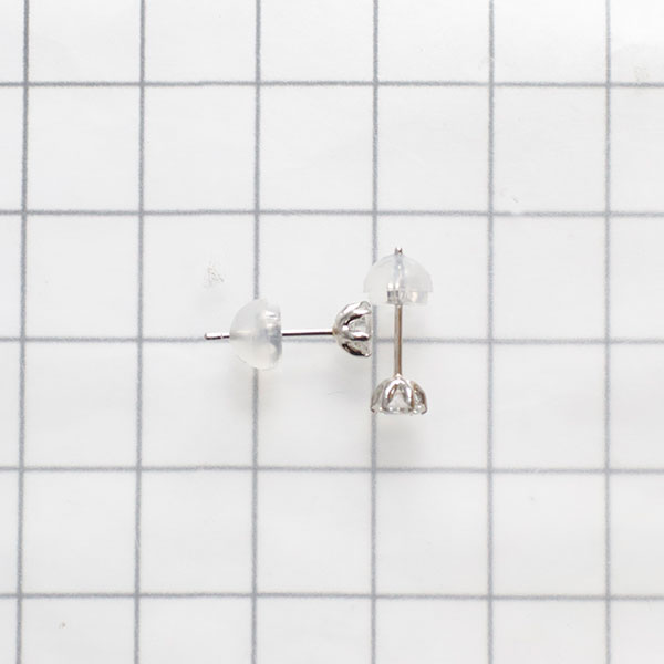 新品 Pt900 ダイヤモンド ピアス 0.506ct G SI1 Poor