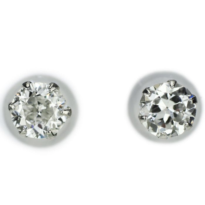 新品 Pt900 サーキュラーブリリアントカット ダイヤモンド ピアス 0.425ct G SI1-2