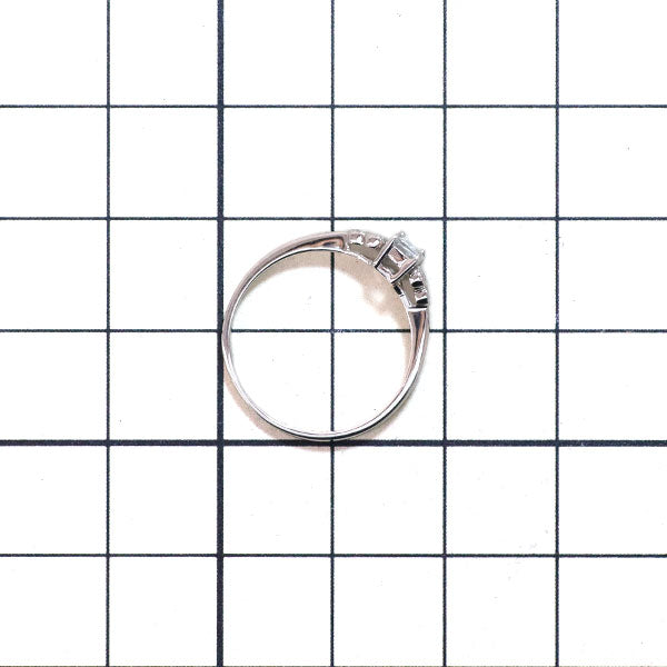 新品 希少 Pt950 エレメージェバイト ダイヤモンド リング 0.28ct D0.03ct 【エスコレ】