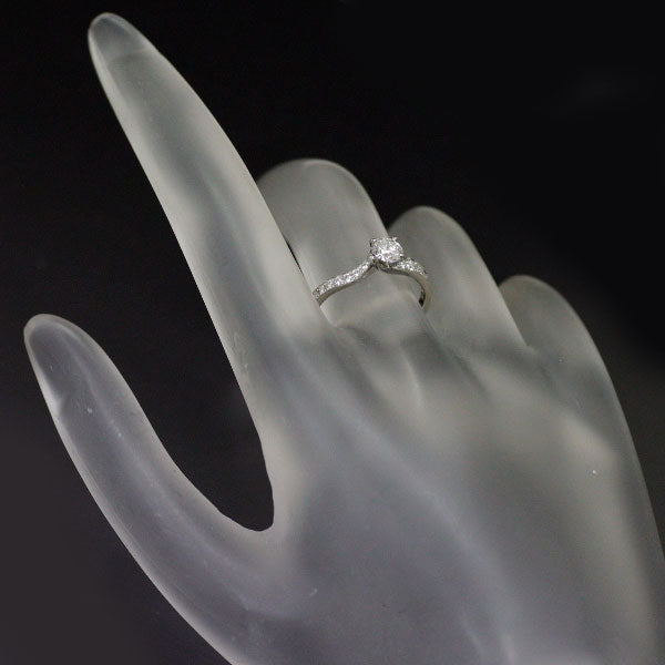 俄 Pt950 ダイヤモンド リング 0.31ct G VS1 3EX