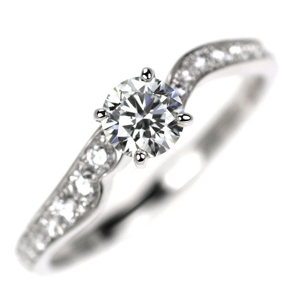 俄 Pt950 ダイヤモンド リング 0.31ct G VS1 3EX