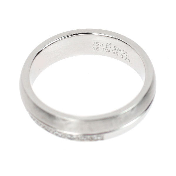 フラージャコー K18WG ダイヤモンド リング 0.24ct