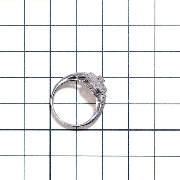 新品 希少 Pt950 天然ピンクダイヤモンド リング 0.205ct FIP SI2 D1.09ct
