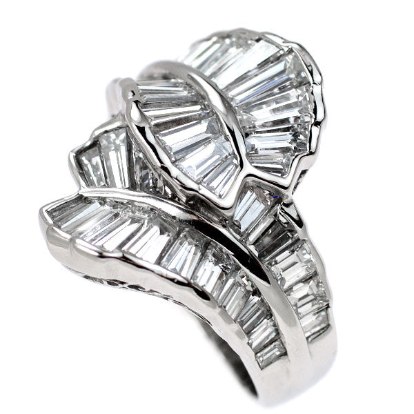 Pt900 ダイヤモンド リング 3.41ct