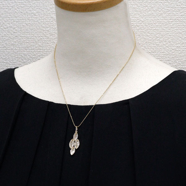 K18YG ダイヤモンド ペンダントネックレス 0.70ct