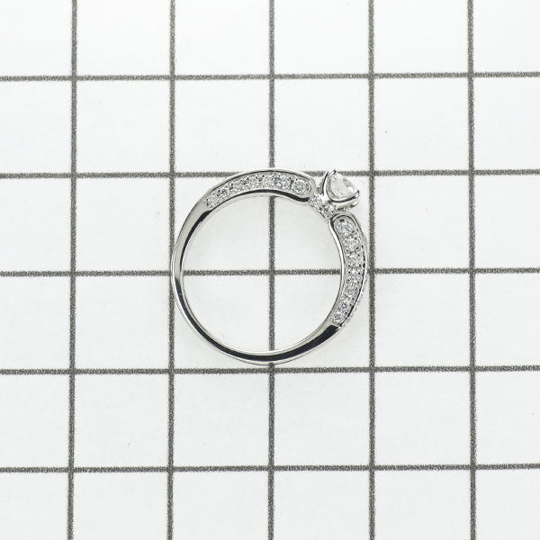 ポンテヴェキオ Pt900 ダイヤモンド リング 0.305ct D VS2 EX D0.44ct ベルセグレート