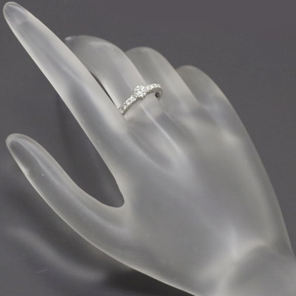 ポンテヴェキオ Pt900 ダイヤモンド リング 0.305ct D VS2 EX D0.44ct ベルセグレート