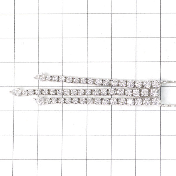 ミキモト K18WG ダイヤモンド ペンダントネックレス 2.80ct