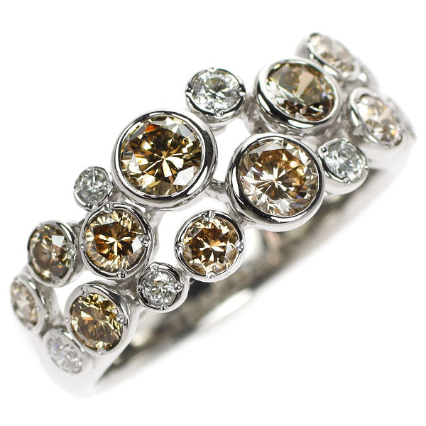 カシケイ Pt900 ダイヤモンド リング 1.40ct ベゼル