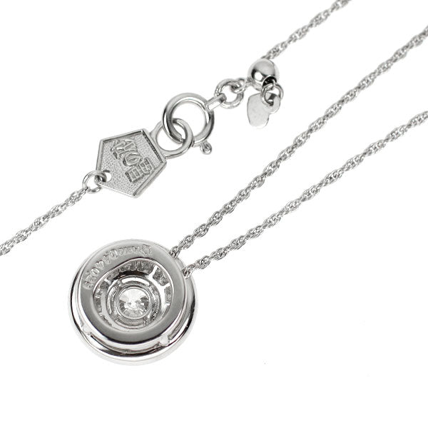 星の砂 Pt ダイヤモンド ペンダントネックレス 0.446ct G VS2 EXHC D0.29ct