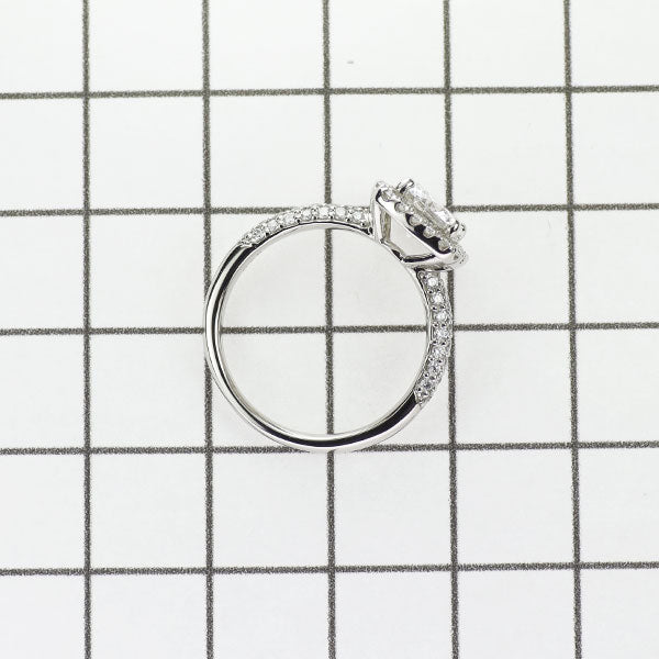 Pt900 ダイヤモンド リング 1.030ct E VVS2 VG D0.48ct