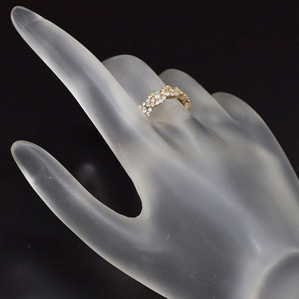 K18PG ダイヤモンド リング 0.80ct