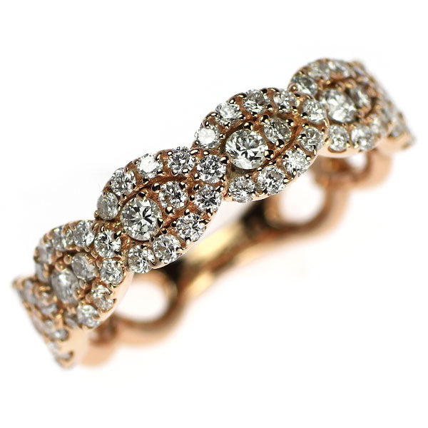 K18PG ダイヤモンド リング 0.80ct