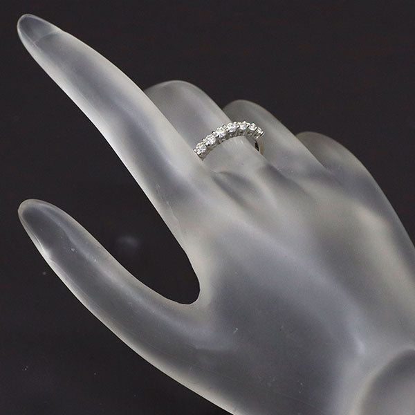 Pt900 H＆C ダイヤモンド リング 0.57ct ハーフエタニティ