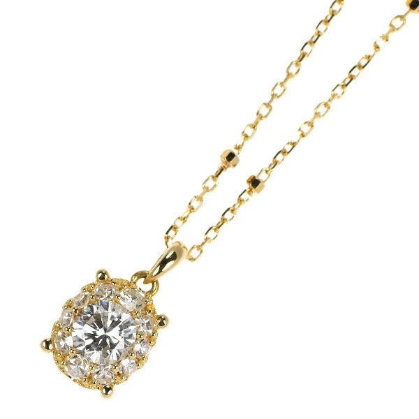 K18YG ダイヤモンド ペンダントネックレス 0.40ct