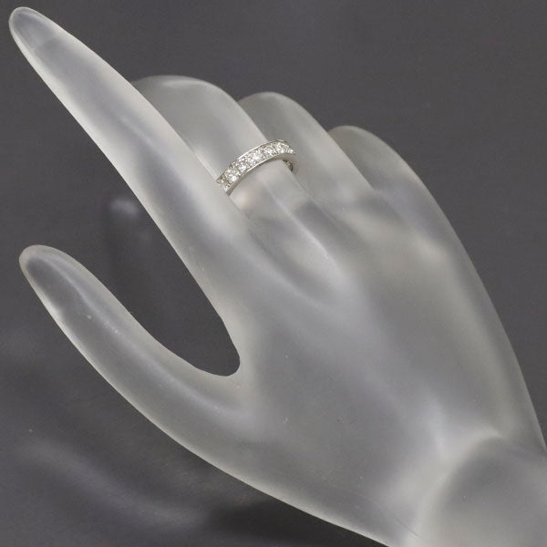 Pt900 ダイヤモンド リング 0.70ct ハーフエタニティ