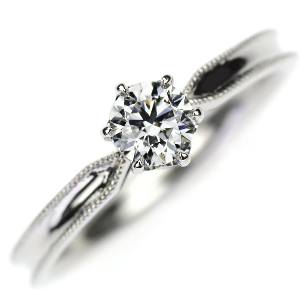 Pt950 ダイヤモンド リング 0.51ct D IF 3EX