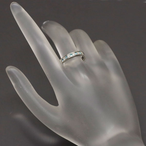 希少 Pt900 パライバトルマリン ダイヤモンド リング 0.13ct D0.10ct
