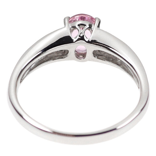 Pt900 インペリアルトパーズ ダイヤモンド リング 0.83ct D0.15ct