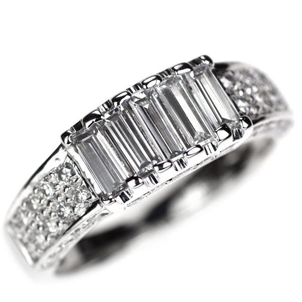 K18WG ダイヤモンド リング 1.27ct
