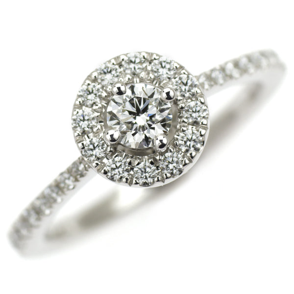 フォーエバーマーク Pt900 ダイヤモンド リング 0.18ct D0.20ct センターオブマイユニバース