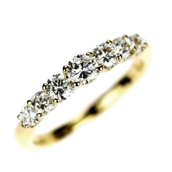 K18YG ダイヤモンド リング 0.51ct ピンキー